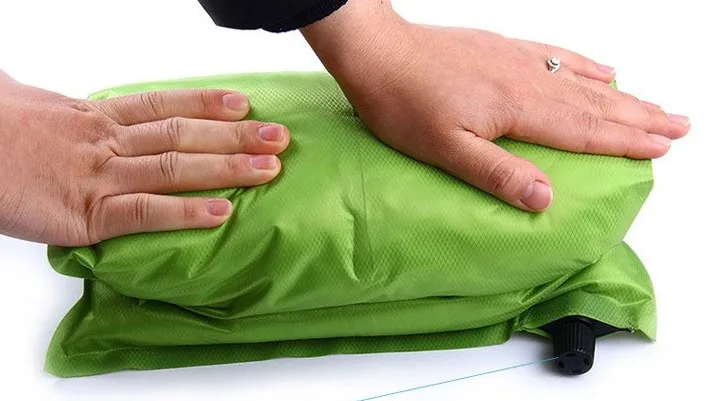 Outdoor Automatic Inflatable Pillow Lunch Break Travel Pillow Camping Portable Inflatable Sleeping Pillow