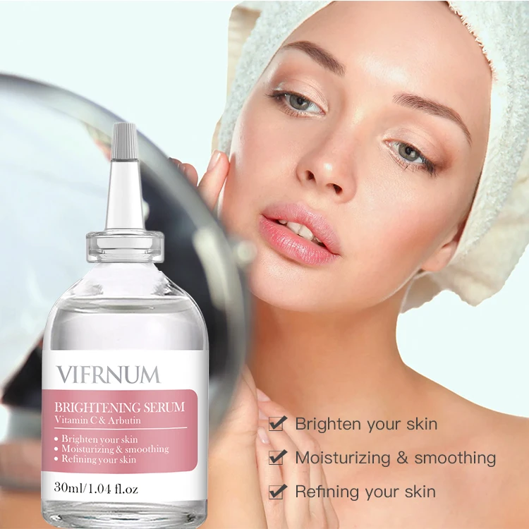 Salicylic Acid private label 30ml sodium hyaluronate skin brightening facial glow serum whitening arbutin vitamin c serum for skin lightening Acne