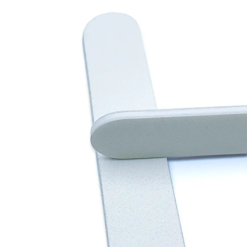 50 шт./пакет одноразовый Корея Белый Персонализированные пилочки для ногтей 180/180 двойная сторона Мини пилочка для ногтей