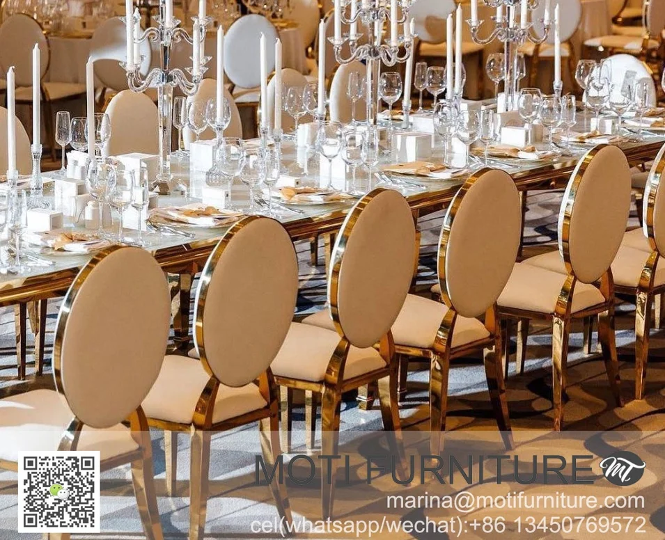 Ghana infinity event decor trim armless velvet wedding chair with stainless material