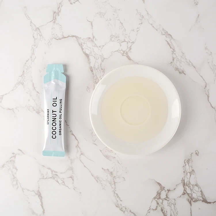 OEM масло кокосового ореха 10 мл Orfanic для полоскания рта Естественное отбеливание зубов