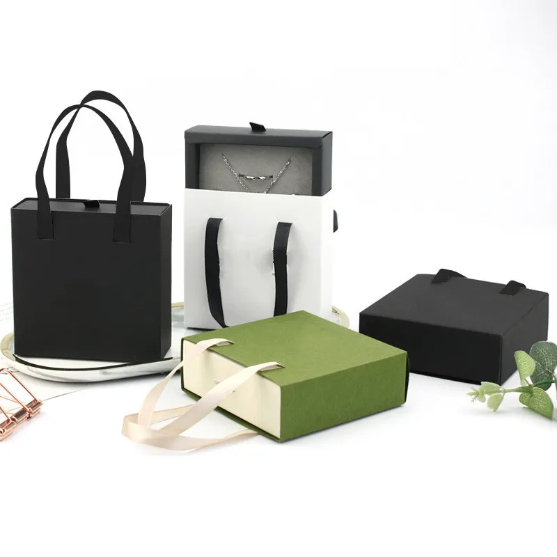 Custom Eco Shape Paper Gift Packaging box free design jewelry box packaging free sample Necklace earrings jewelry box