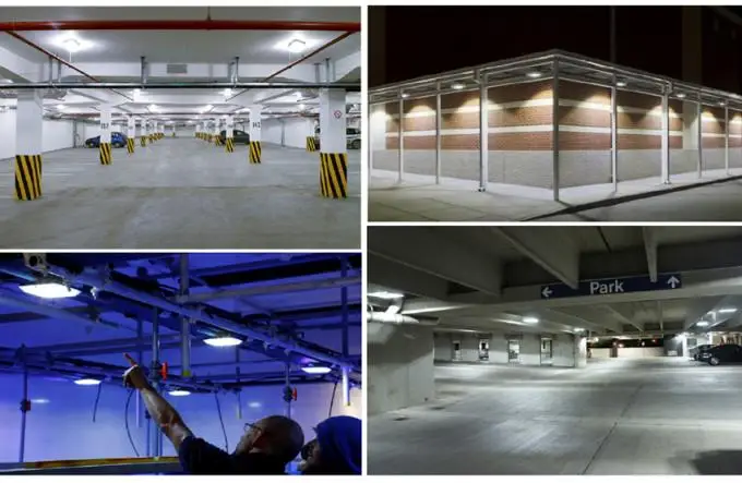 50w to 300W led tri-proof light IP68 for car parking light and Meanwell driver