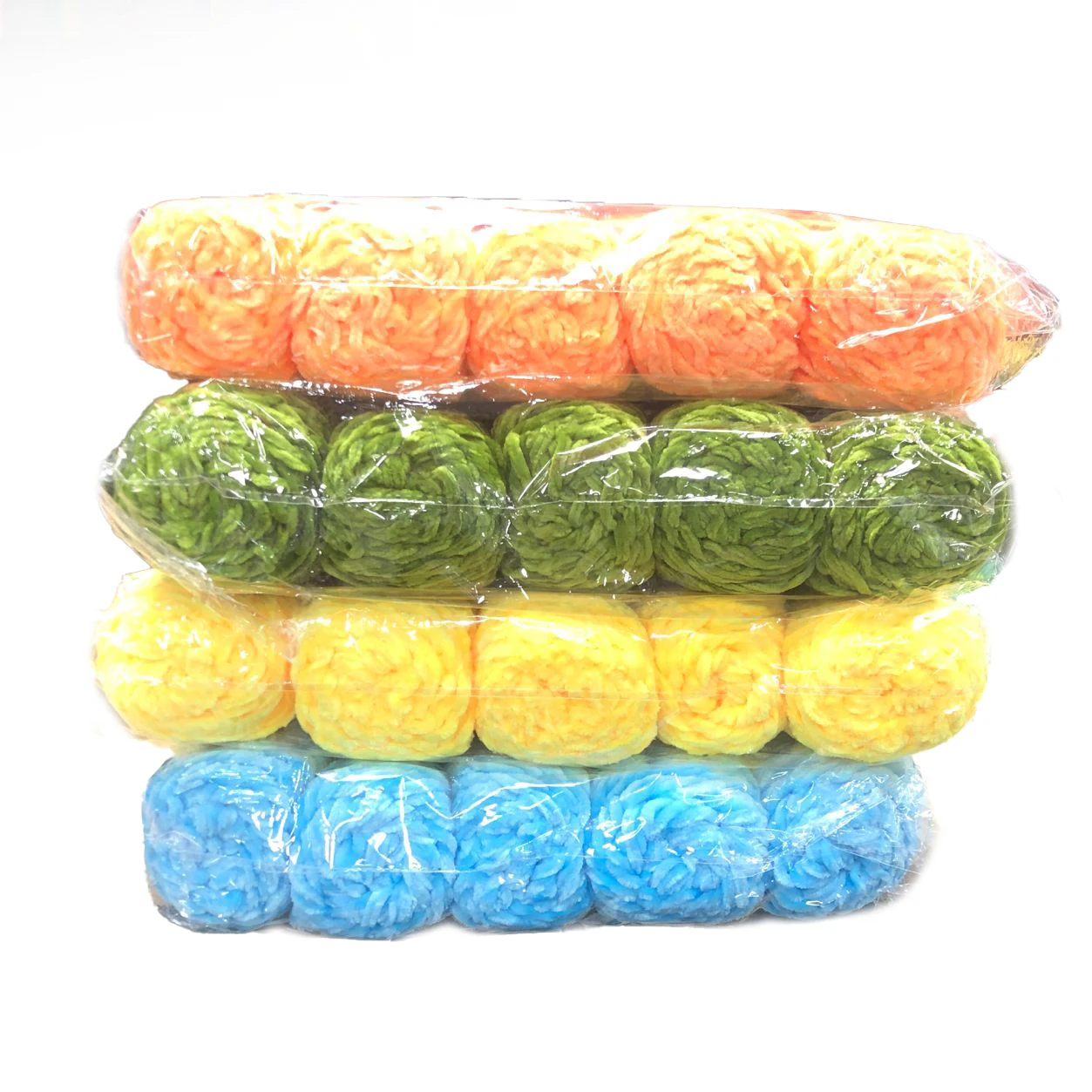 41 colors whole sale 4mm 5mm wide chenille yarn per roll