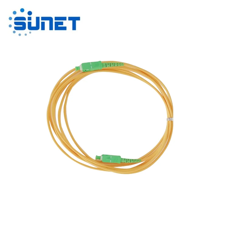FTTH   Single Mode Simplex SC/ APC 9/125 2M 3M fiber optic patchcord