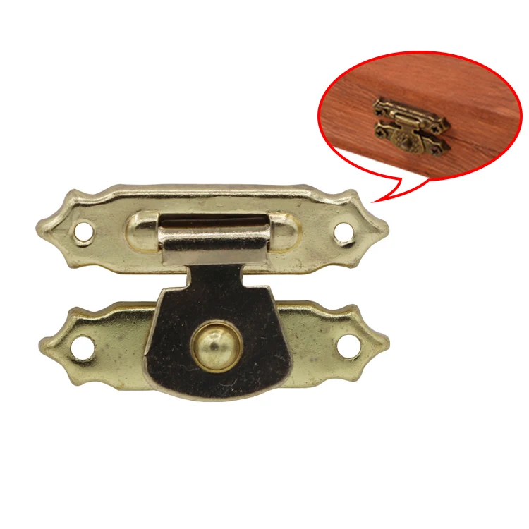 Plastic pencil acrylic case box metal decorative button press lock