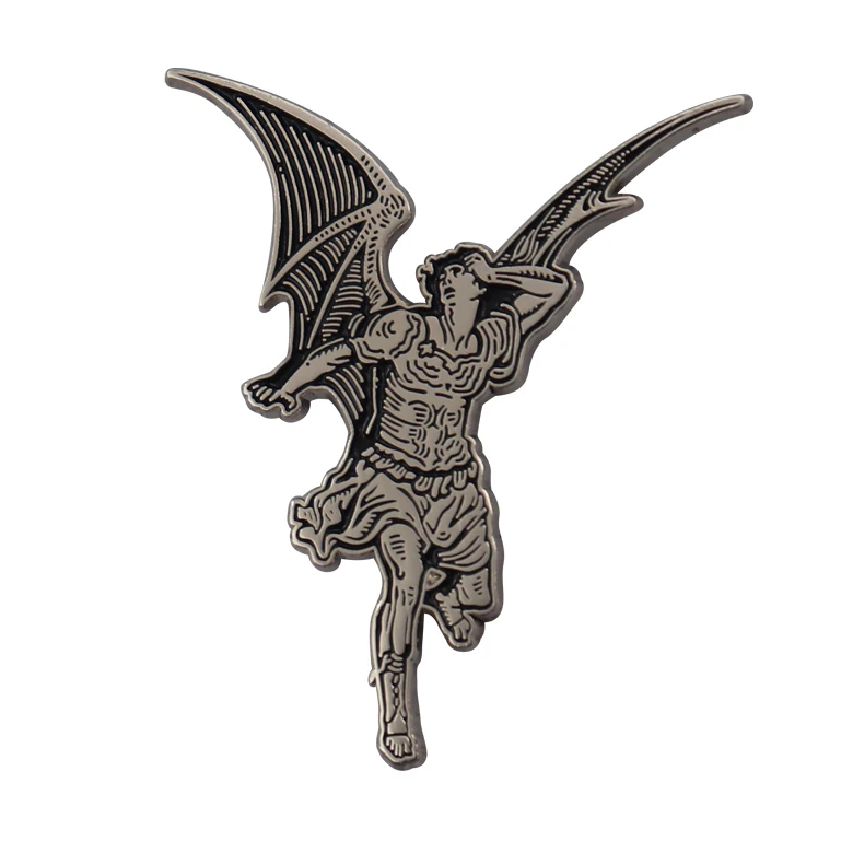 Manufacturer custom logo fashion design metal badge round soft hard enamel lapel pin Amazon (1600536284467)