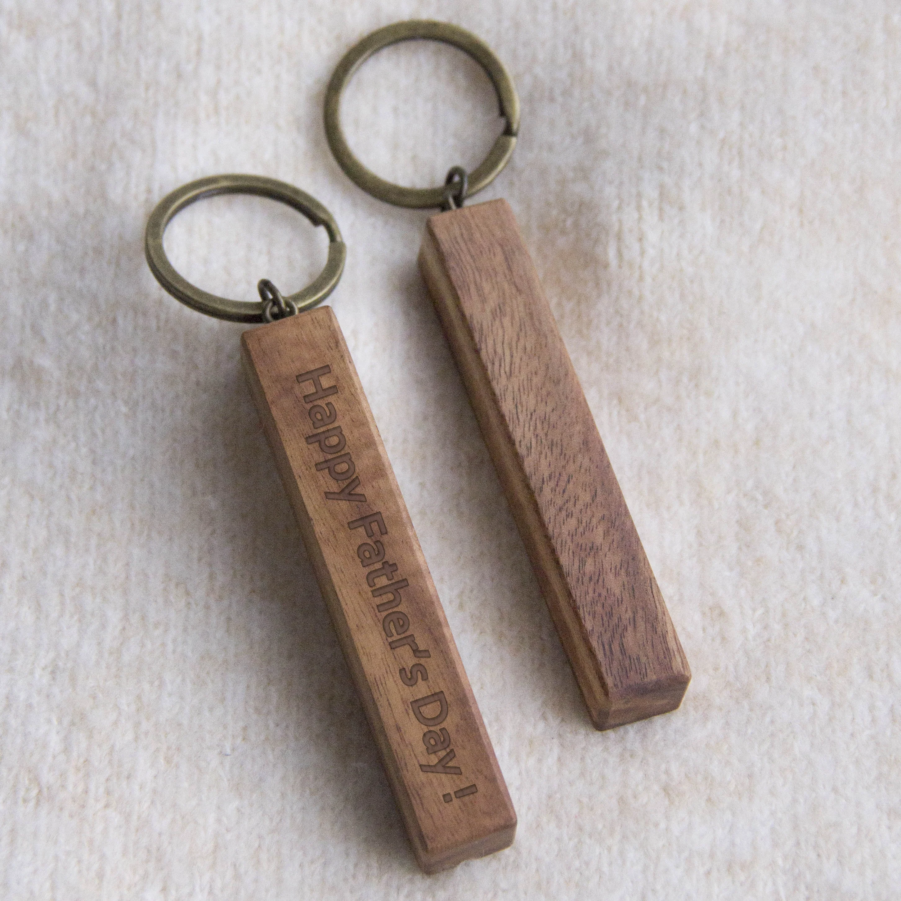 Quality Wooden Bar Keychain Engravable Blanks Wholesale