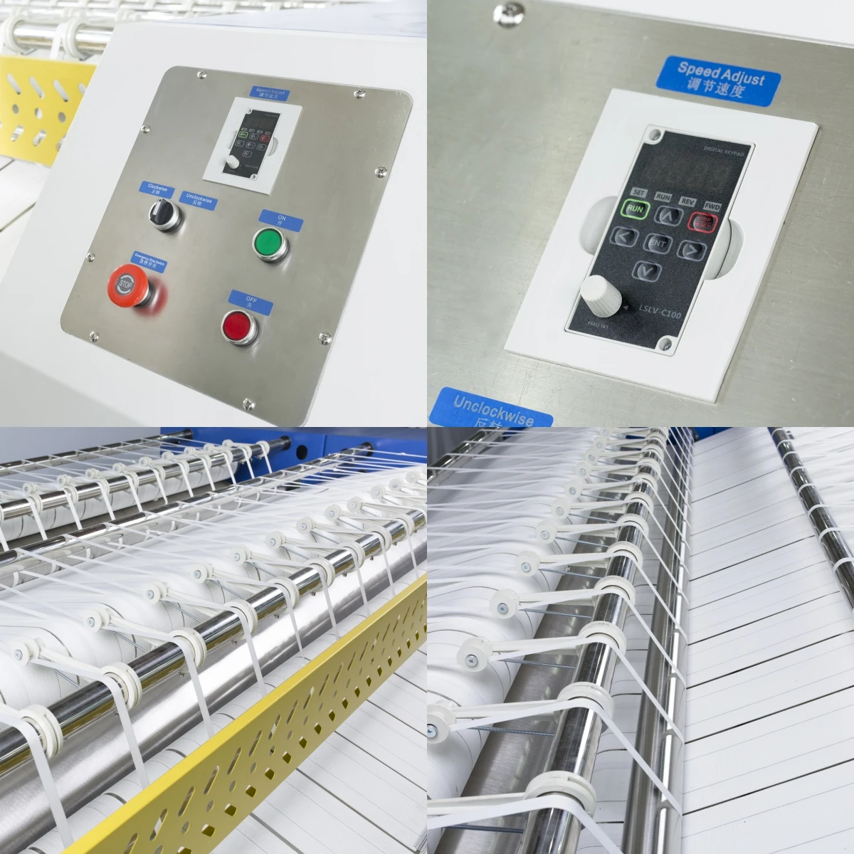 High Speed Industrial Laundry Flatwork Ironer Price Hotel Used Hot Oil Gas Flatwork Roller Ironer
