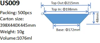 US009 8 Inch Heavy Duty Round Aluminum Foil Dish Disposable Aluminium Frying Foil Dishes with Lids For baking Food