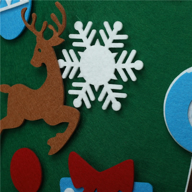 Войлочная Рождественская елка «сделай сам», рождественские украшения, увеличение детского суждения, логическое мышление и развитие интеллекта