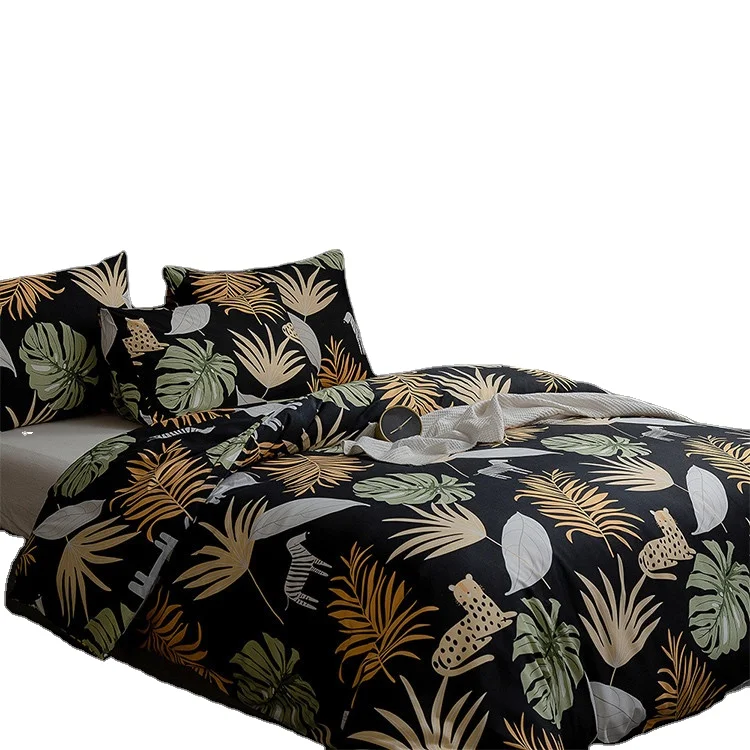 Luxury Manufacture ALL SIZE 3D Design Fitted Bed Sheet Silk Bedding Set