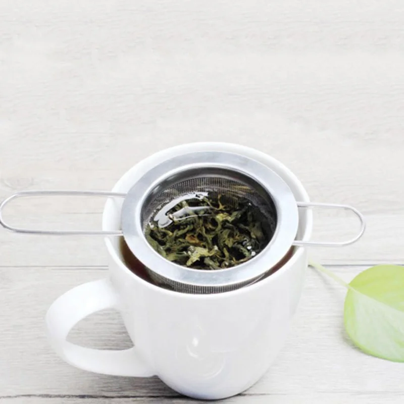High Quality Portable Collapsible Stainless Steel Mesh Tea Infuser Strainer Filter