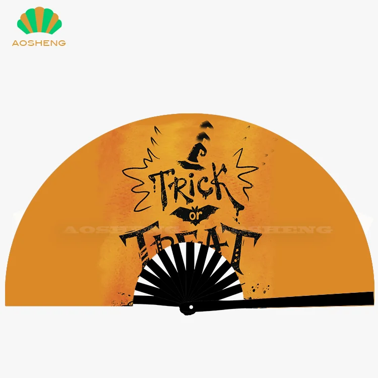 AOSHENG custom fan peacock mix color for party quality hand fans lash hand fan
