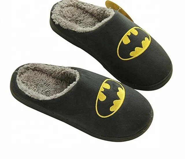 2022OEM Custom Brand Winter Indoor Cute Printed velvet fluffy slipper for women men