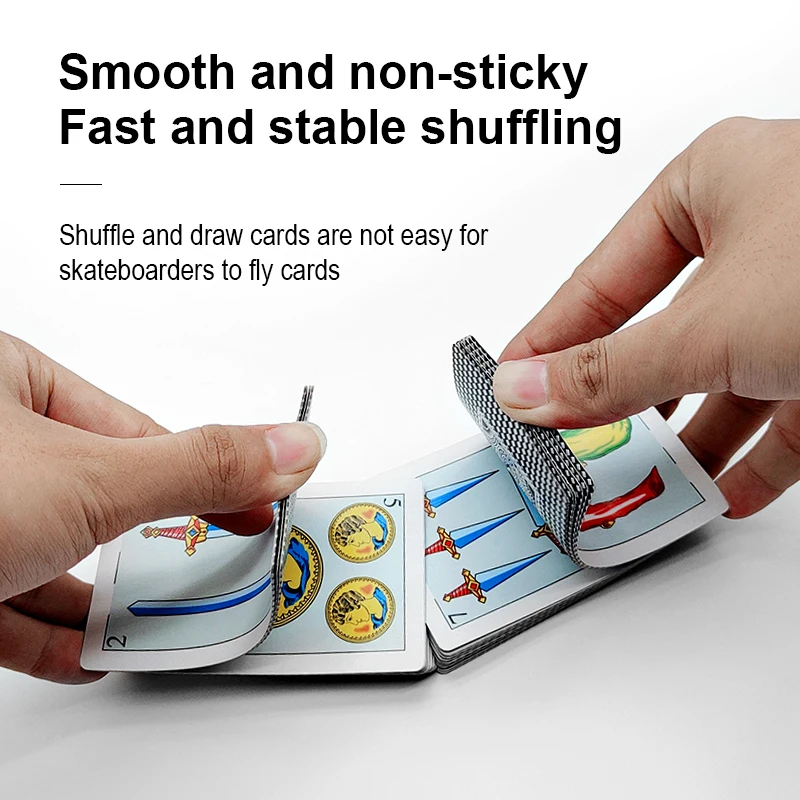 Custom Spanish Playing Card Poker Sublimation Blank Paper Playing Cards Wholesale