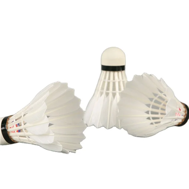 Professional BWF Approved Durable Straight Long Goose Feather Badminton Shuttlecock