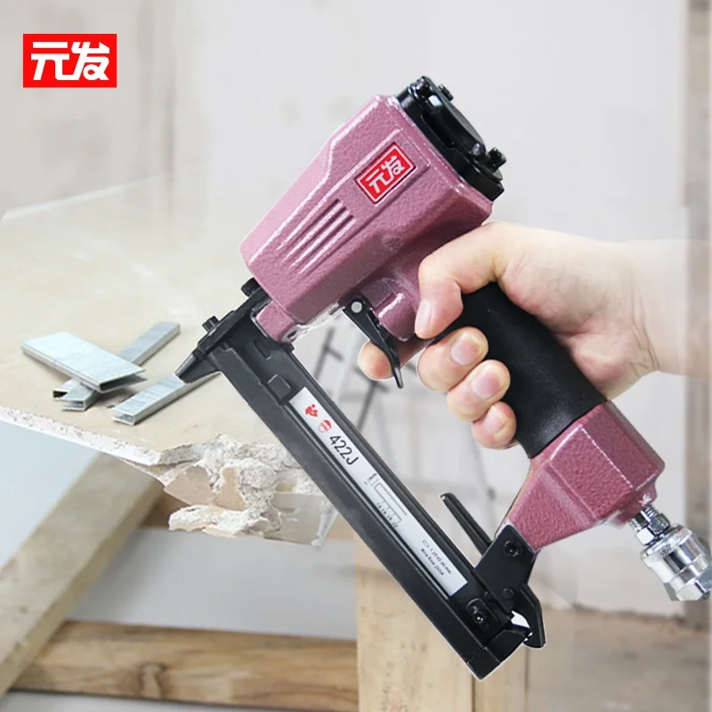 Внутренний степлер 422J, 20 калибров, 3/8 дюйма, длинная корона, степлер, пневматический степлер, контурный гвоздезабивной станок