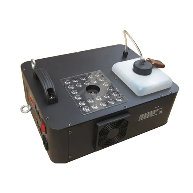 Unique Design 18x3w Tricolor LEDs Colorful Dj Smoke Effect Fog Smoke Machine 1500w Led up Fog Machine