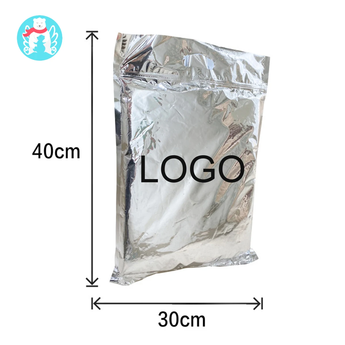 Heating Aluminum Foil Insulation Bag Liners Insulated Cooled Thermal Envelope Bag Liners For Food Packaging