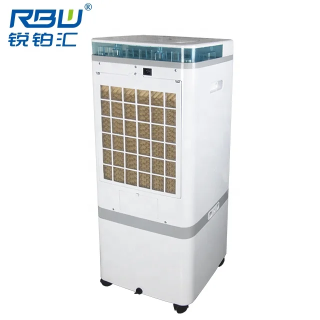 New arrival noiseless water cooling system evaporative air cooler with humidifying spray function