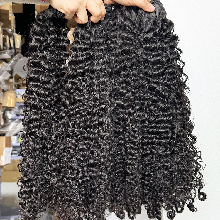 Drop Shipping Burmese Curly 100% Raw Virgin Vietnamese human hair burmese curly hair bundles vendor