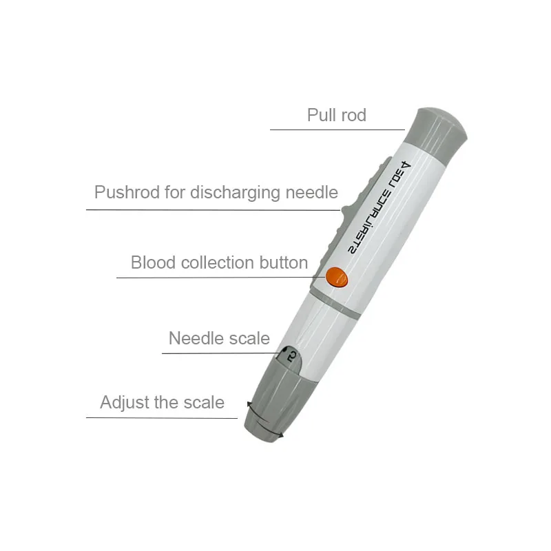 Medical electronic digital quick check blood glucose meter portable diabetic one touch sugar monitor meter with test strip