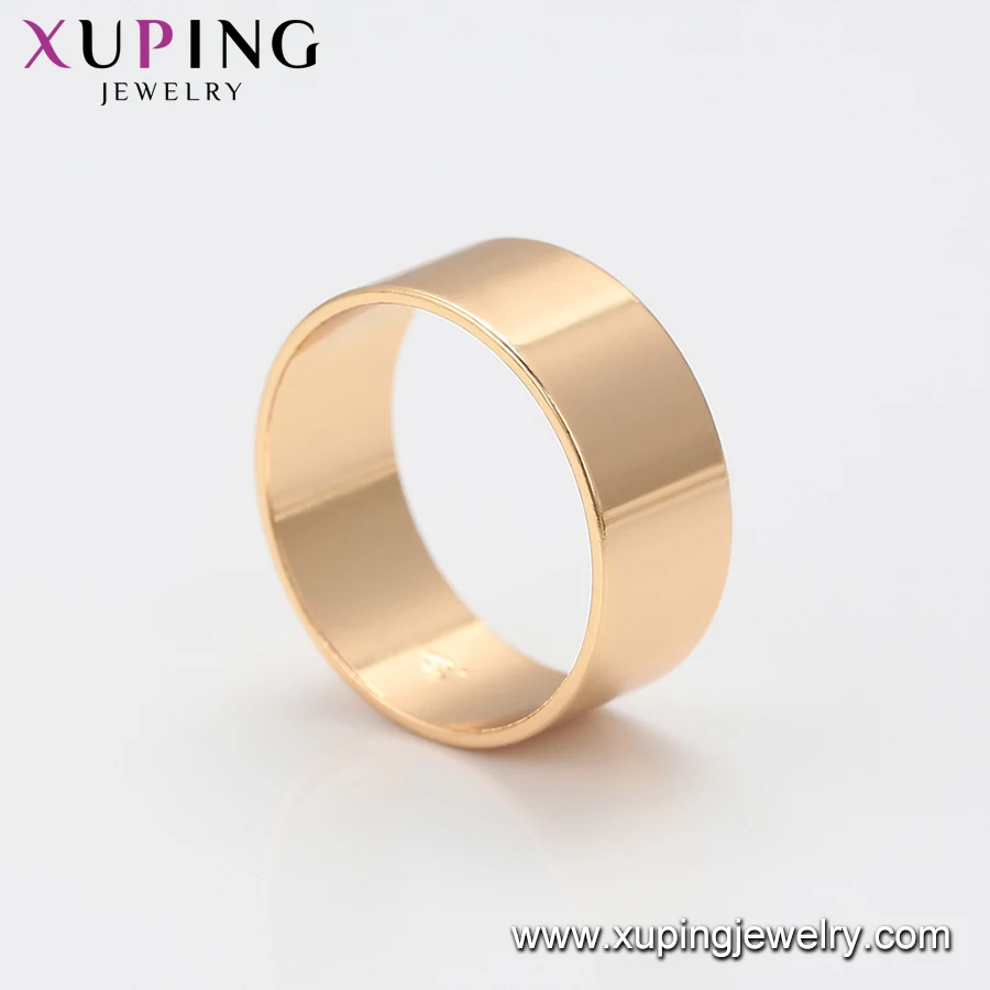 16293 xuping 2020 модное простое Золотое кольцо без камня 18 карат