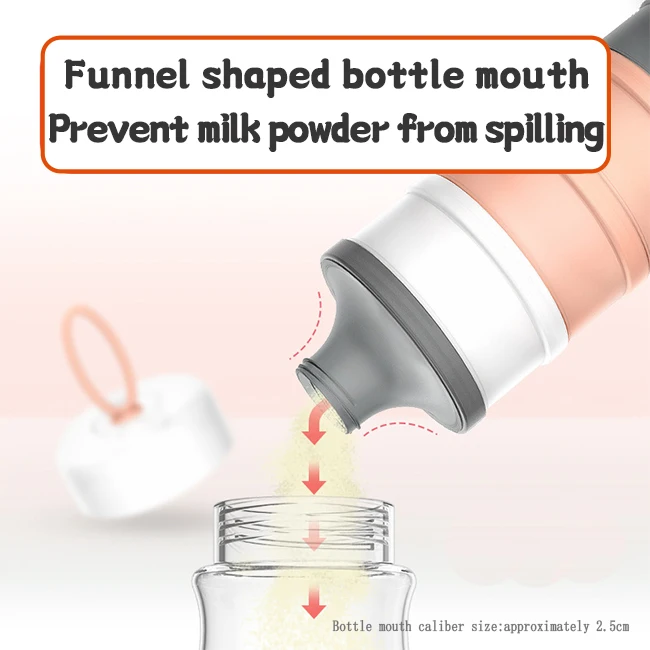 2023 FactoryY hot selling baby feeding milk powder box portable dispenser milk container storage baby food box