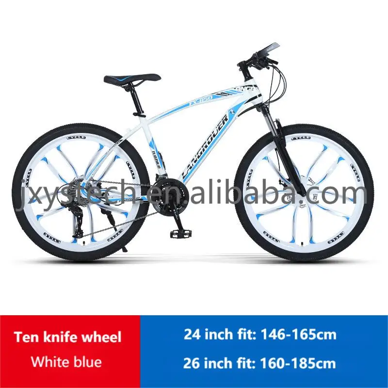 New Model 26 Inch Mountain Bike For Adults High Quality 27 Speed Red Black Green Blue Bicycle Frame Mountain Bike