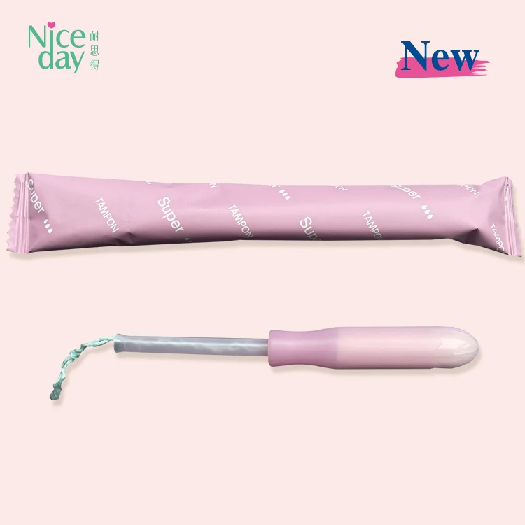 Niceday organic cotton tampons with application organic cotton tampon tampon applicator