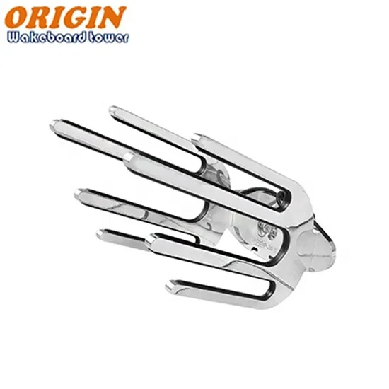Origin double wakeboard and one surfboard combo rack boat wakeboard tower rack anodized