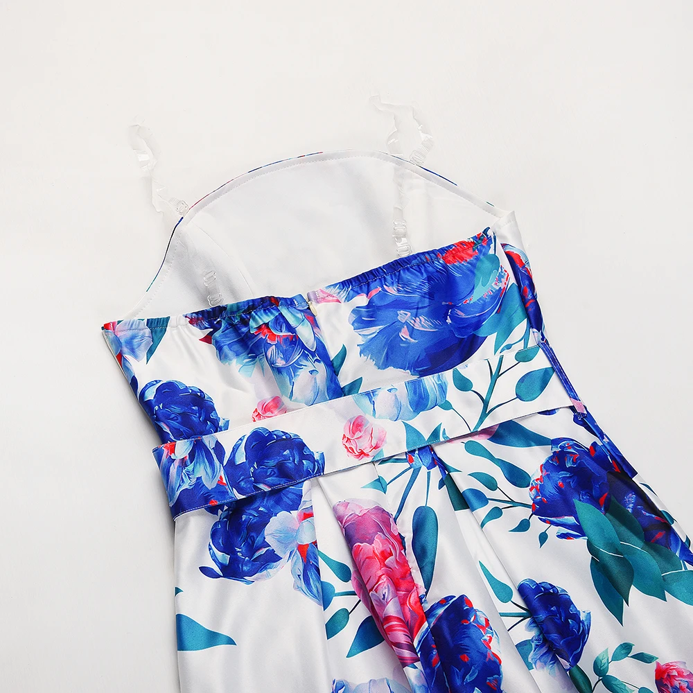 Promotional Spring Summer Plus Size Casual Feminine Temperament Slim Long Slim Waist Waist Suspender Dress