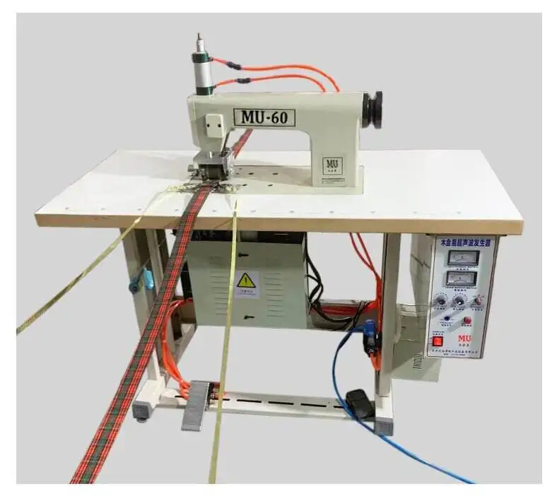 Non Woven Sewing Machine Double Motor Ultrasonic Lace machine For Surgical Lace Die Mask Bag Fabric Ultrasonic Sewing Machine
