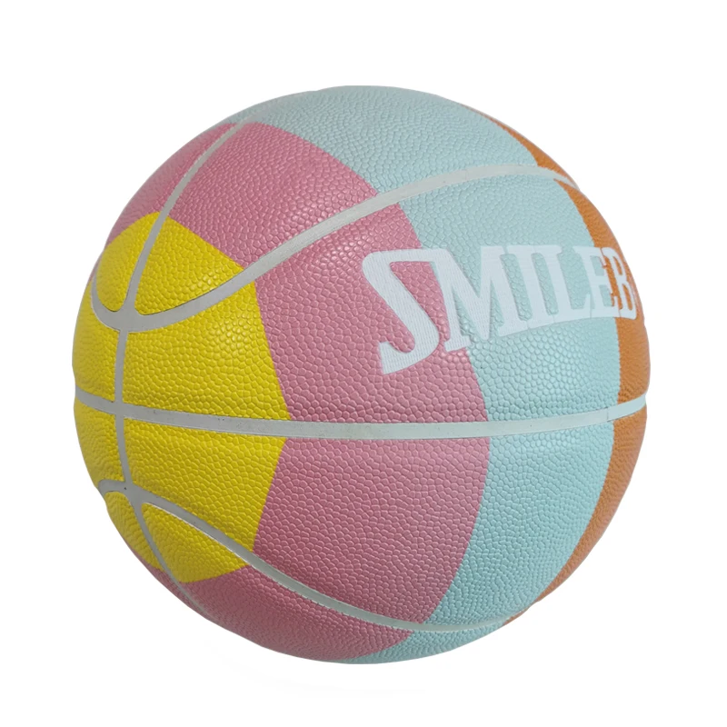 Colorful Basketball Custom Color Printing Rainbow Ball Basketball