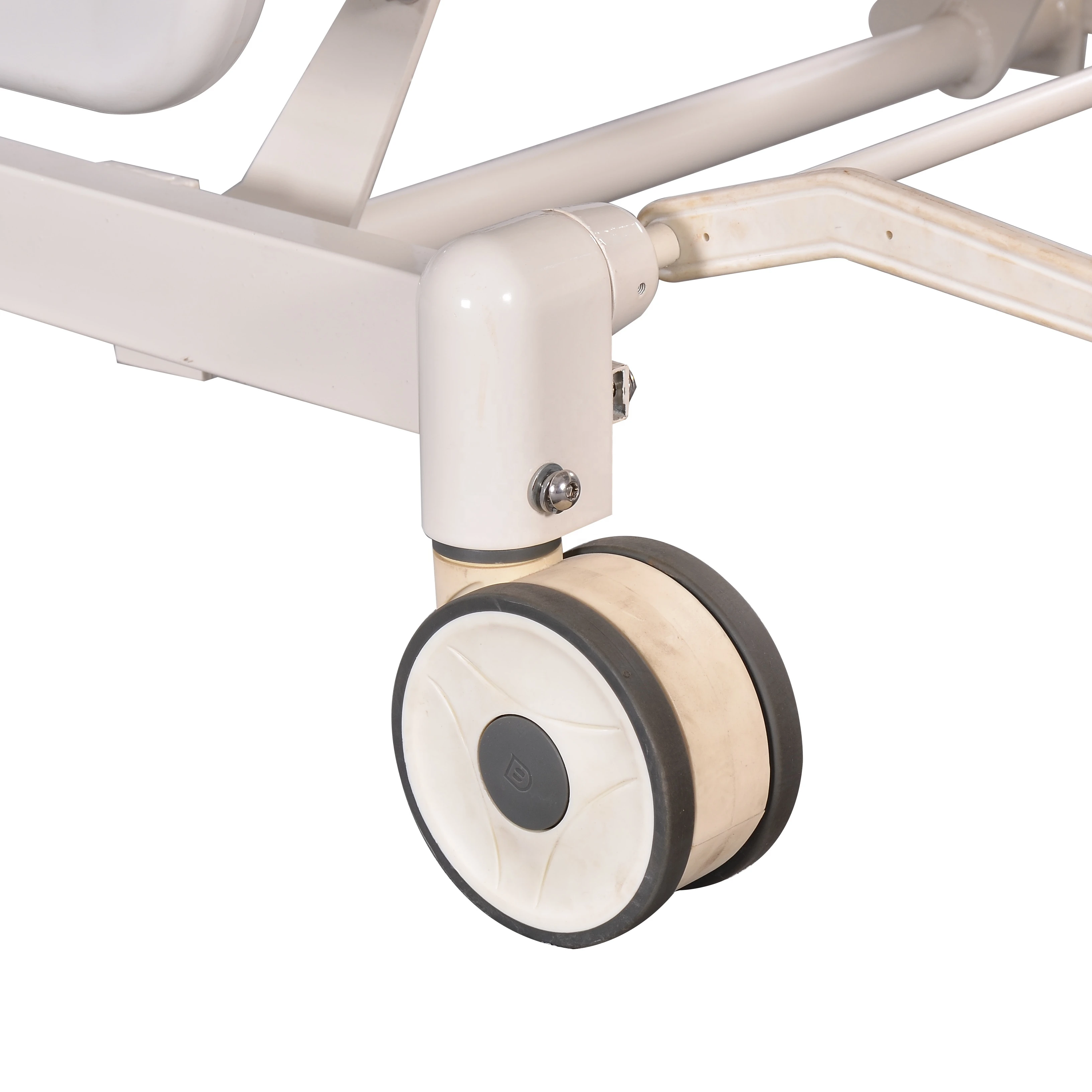 Hospital Bed Castor accessory spare parts wheels 5 inch Wheel Central Control Lock