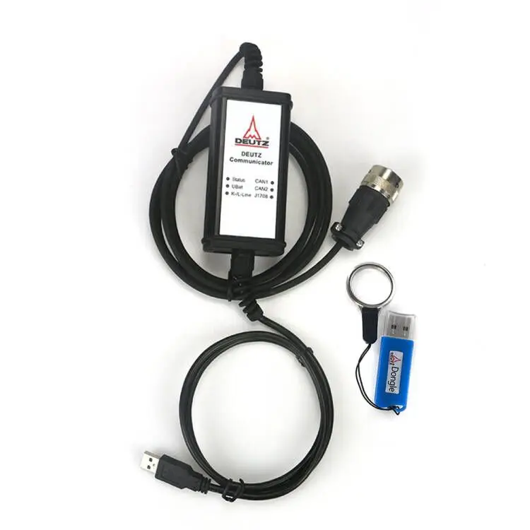 Full level-6 with key dongle diagnostic programming tool deutz engine obd scanner adapter deutz decom SerDia 2010