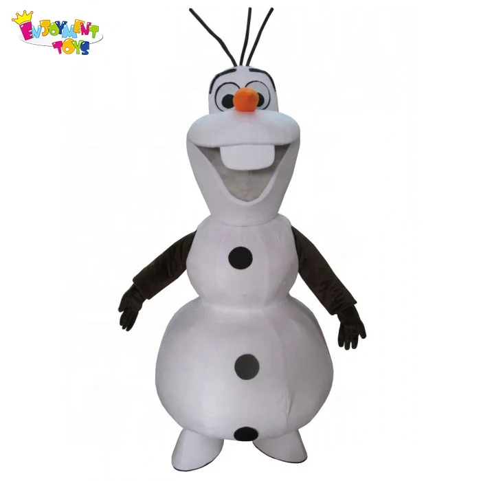 Enjoyment CE adults snowman olaf mascot costume for sale