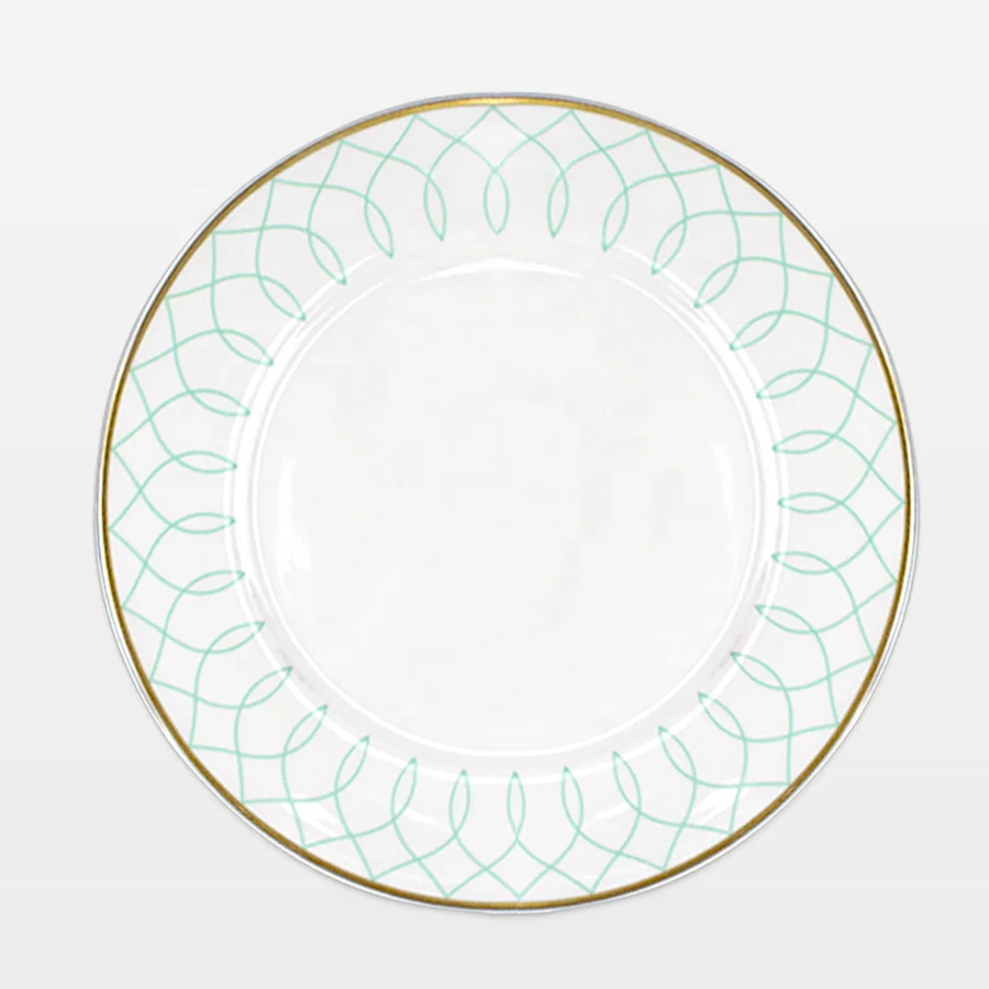 Wholesale Fine Bone China Ceramic Dinner Plates Dinnerware Sets Royal Class Tableware