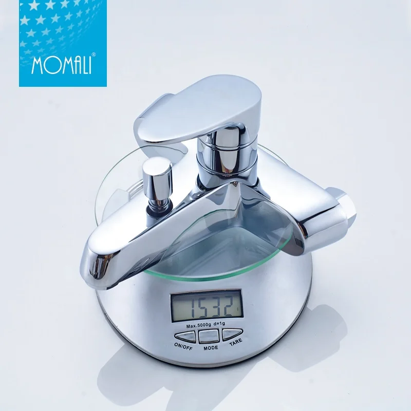 Momali hot sale Brass Bath Tap Wall Mounted Bathroom Bathtub Faucet Single Handle Shower Mixer ACS heavy economic shower faucet