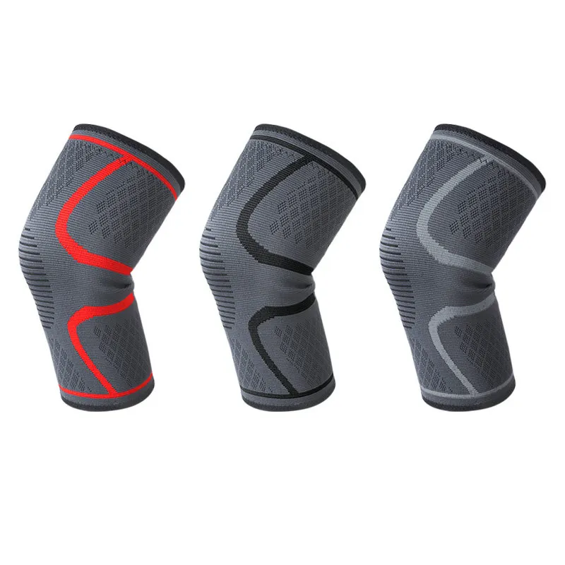Customized compression knitted breathable neoprene knee protectors suitable for sports knee protection