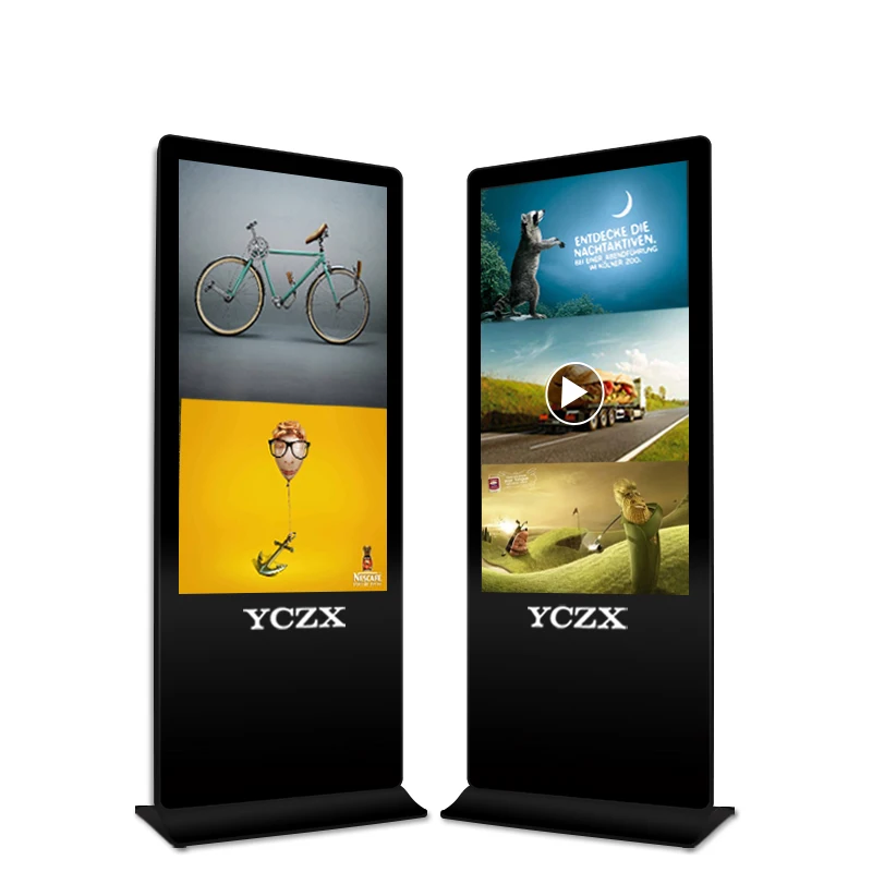 43-65 дюймов UHD внутренний многосенсорный рекламный ЖК-дисплей, Светодиодный дисплей, сенсорный экран, киоск, цена, напольный рекламный светодиодный дисплей
