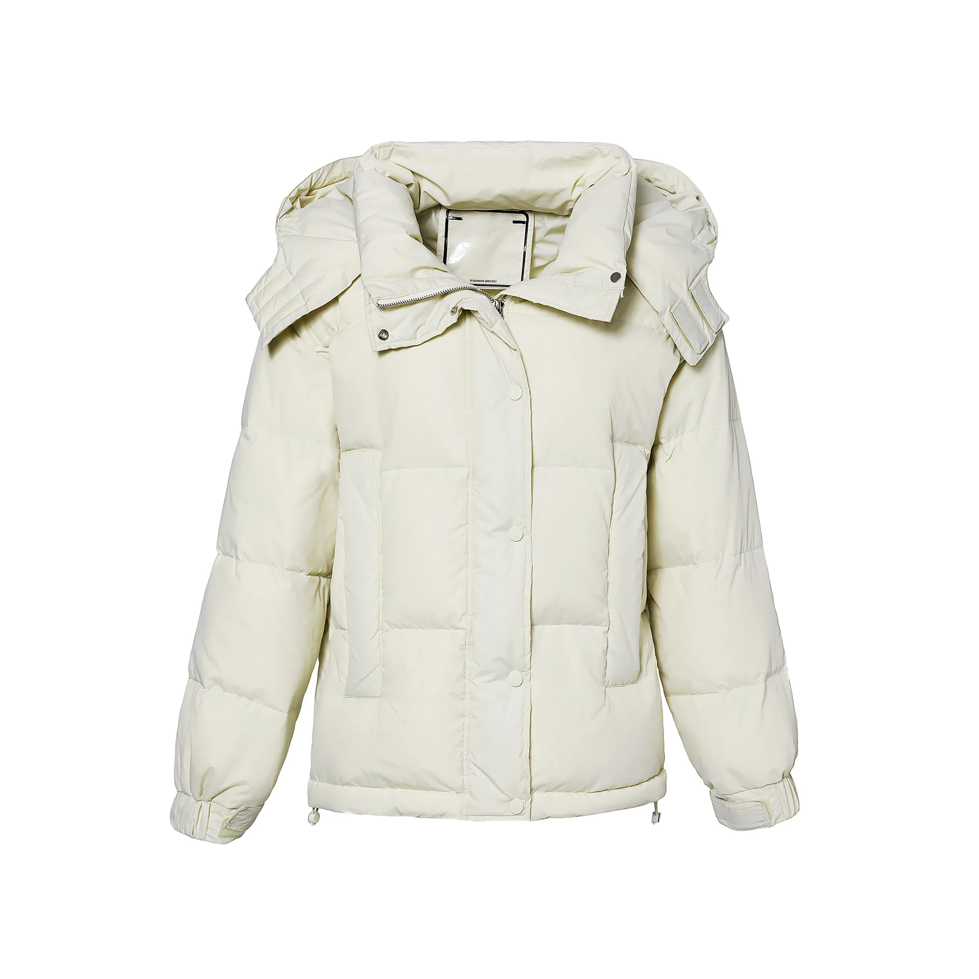 free shipping Wholesale Winter White Duck Down Jacket Women Short Thickened Bread Jacket Fashion Loose Hooded New Style coat