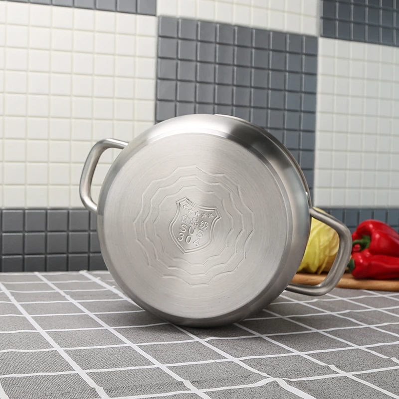 2022 Cookware Sets Kitchen Commercial Stainless Steel Heavy Duty Soup Stock Pot & Stock Pots