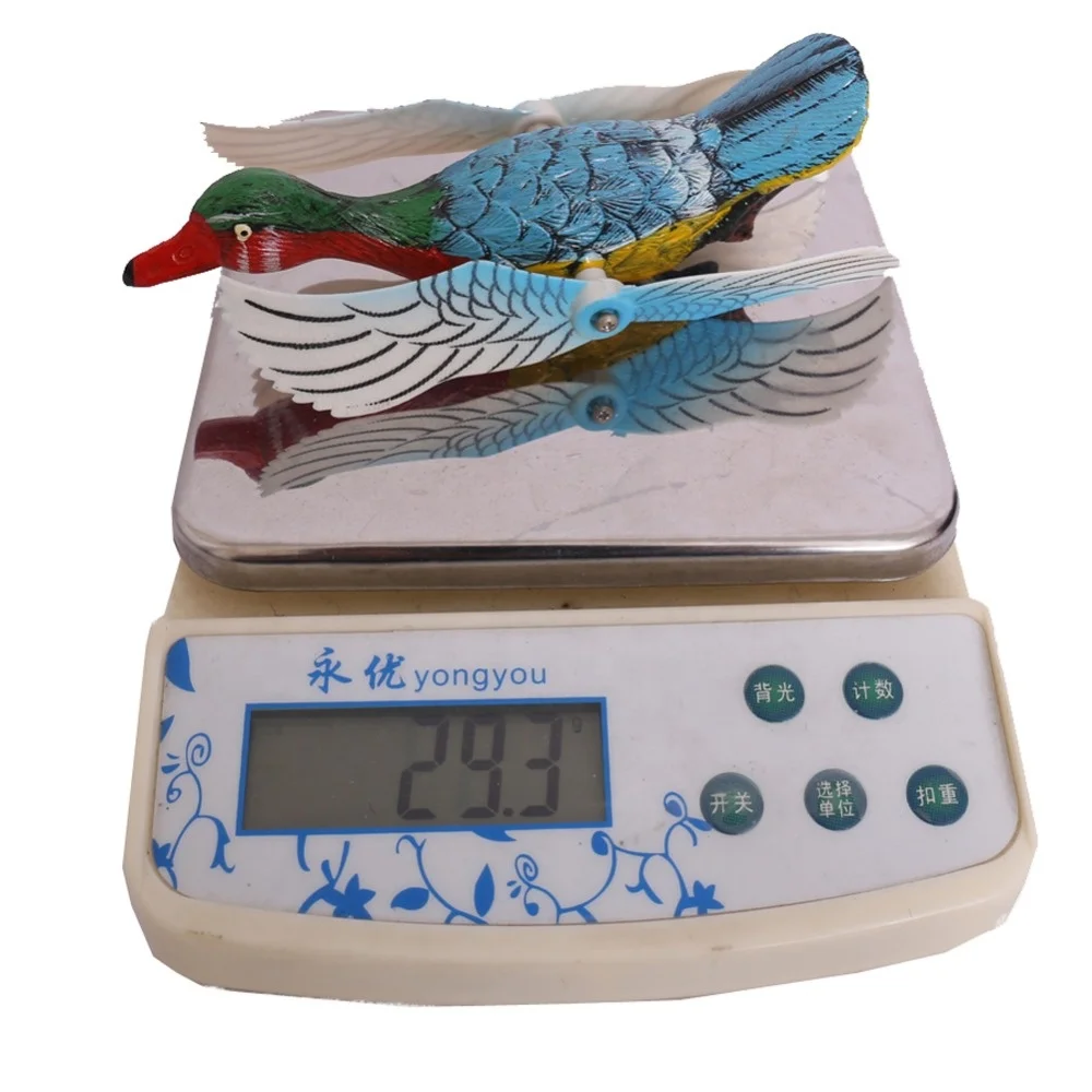 Osgoodway Good Performance Plastic Garden Ornaments Duck Wind Spinner Picks Plastic Garden Stake