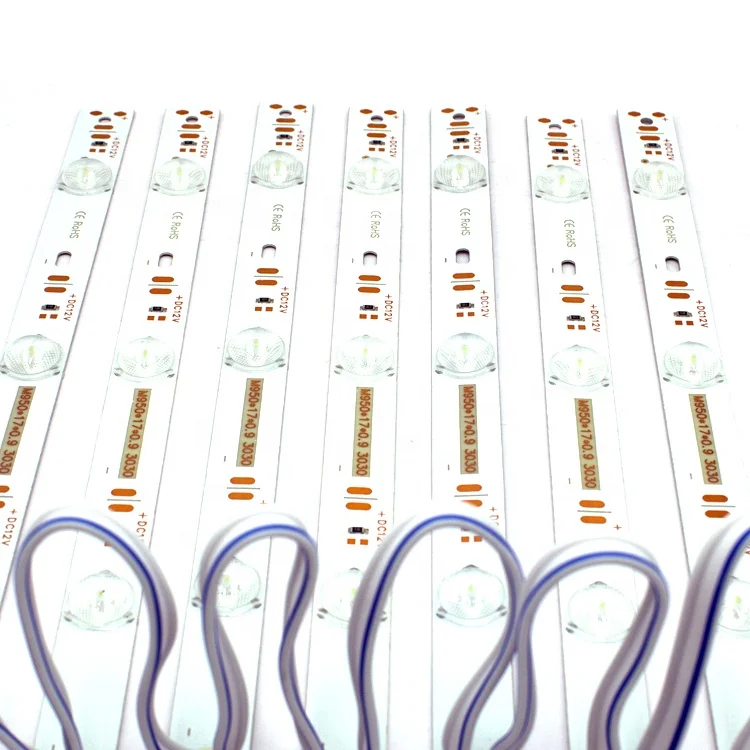 Diffuse Reflection DC12V 12LEDs LED Bar 3030 SMD Rigidly Light Strip for Advertising Box Led