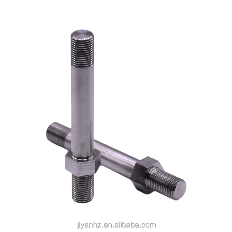 Jiyan Factory Customized CNC Turning Machining Hexagonal Head Stainless Steel Rotating Shaft For Scooter