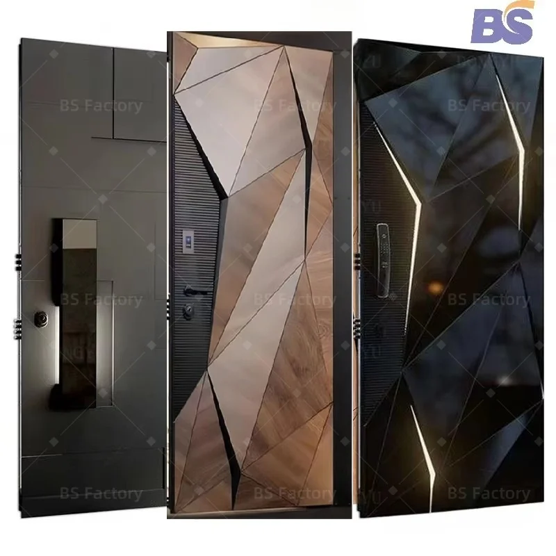 Modern Design Oak Wood Pivot Door Entrance Wooden Door For Residential House