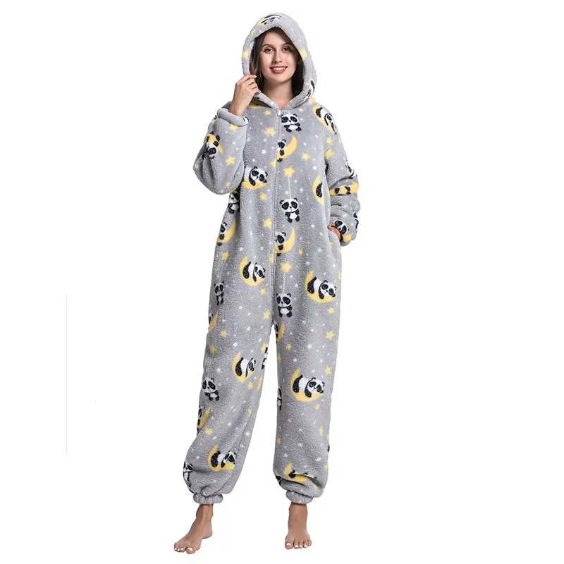 nightwear pajama sets adult onesie pajamas  women sleep wear