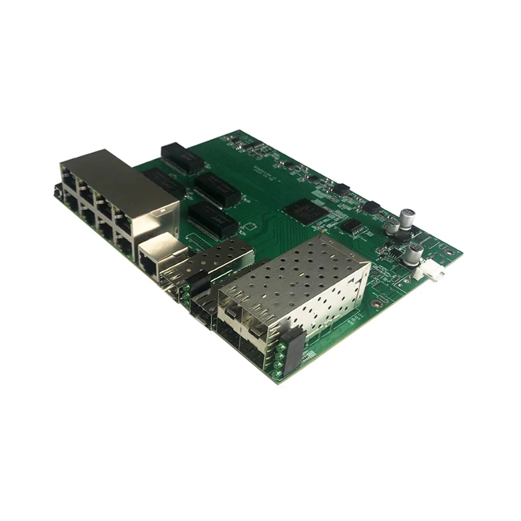 8 port 10/100/1000Mbps industrial enterprise grade Ethernet network switch 2.5G SFP uplink layer 2 managed PoE switch